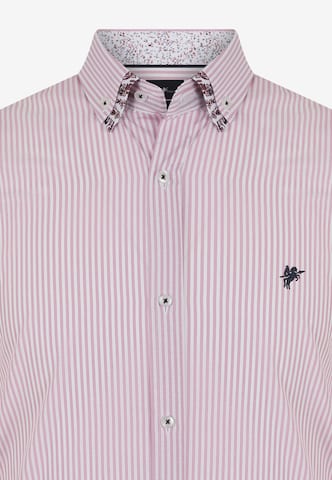 DENIM CULTURE Regular fit Overhemd 'Trevor' in Roze
