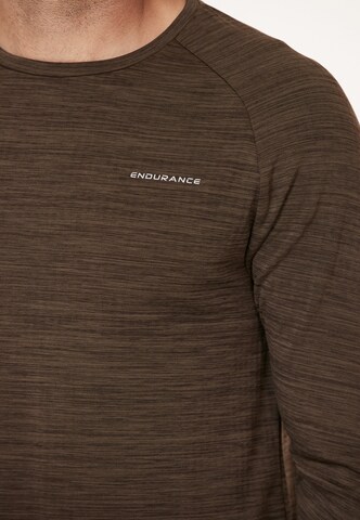 ENDURANCE Functioneel shirt 'Avan' in Bruin