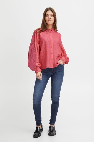 PULZ Jeans Bluse 'Savino' in Pink