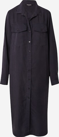True Religion Shirt Dress in Black: front
