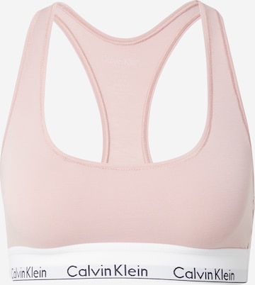 Bustieră Sutien de la Calvin Klein Underwear pe roz: față