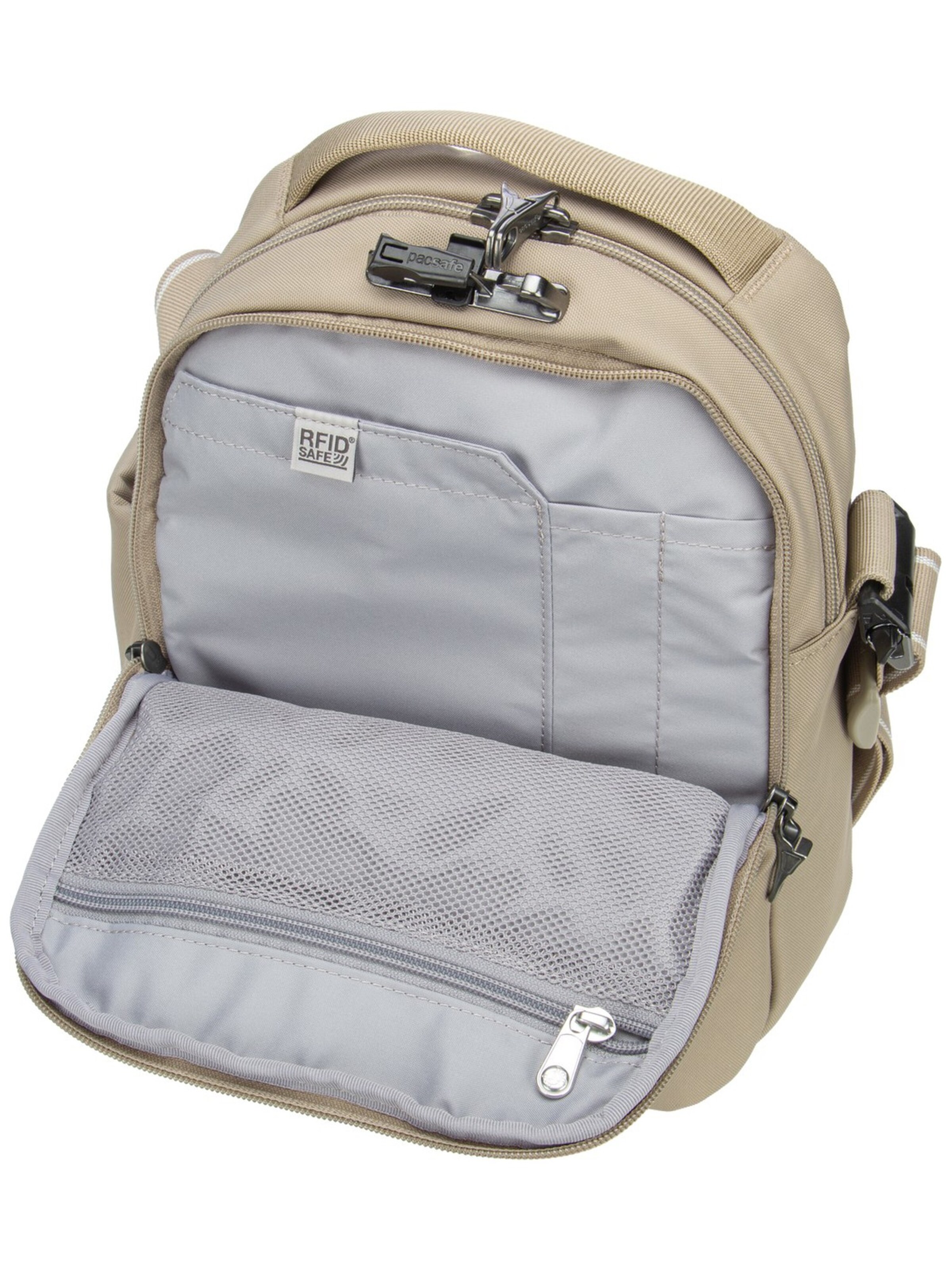 Pacsafe Umhängetasche 'Tour' in Beige