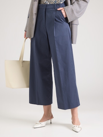 Wide Leg Pantalon à pince 'BELLICO' Weekend Max Mara en bleu : devant