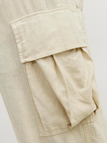 JACK & JONES Loosefit Cargobukser 'Bill Nate' i beige