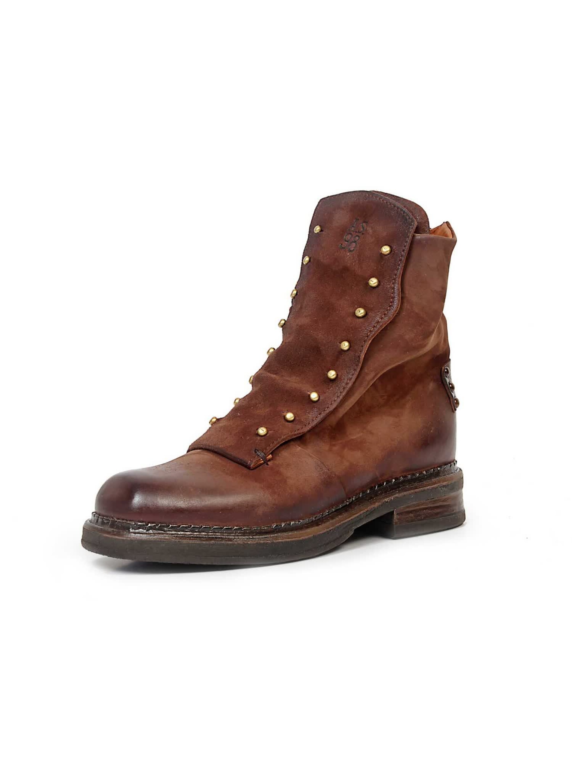 A.S.98 Ankelboots 'Veila' i brun: framsida