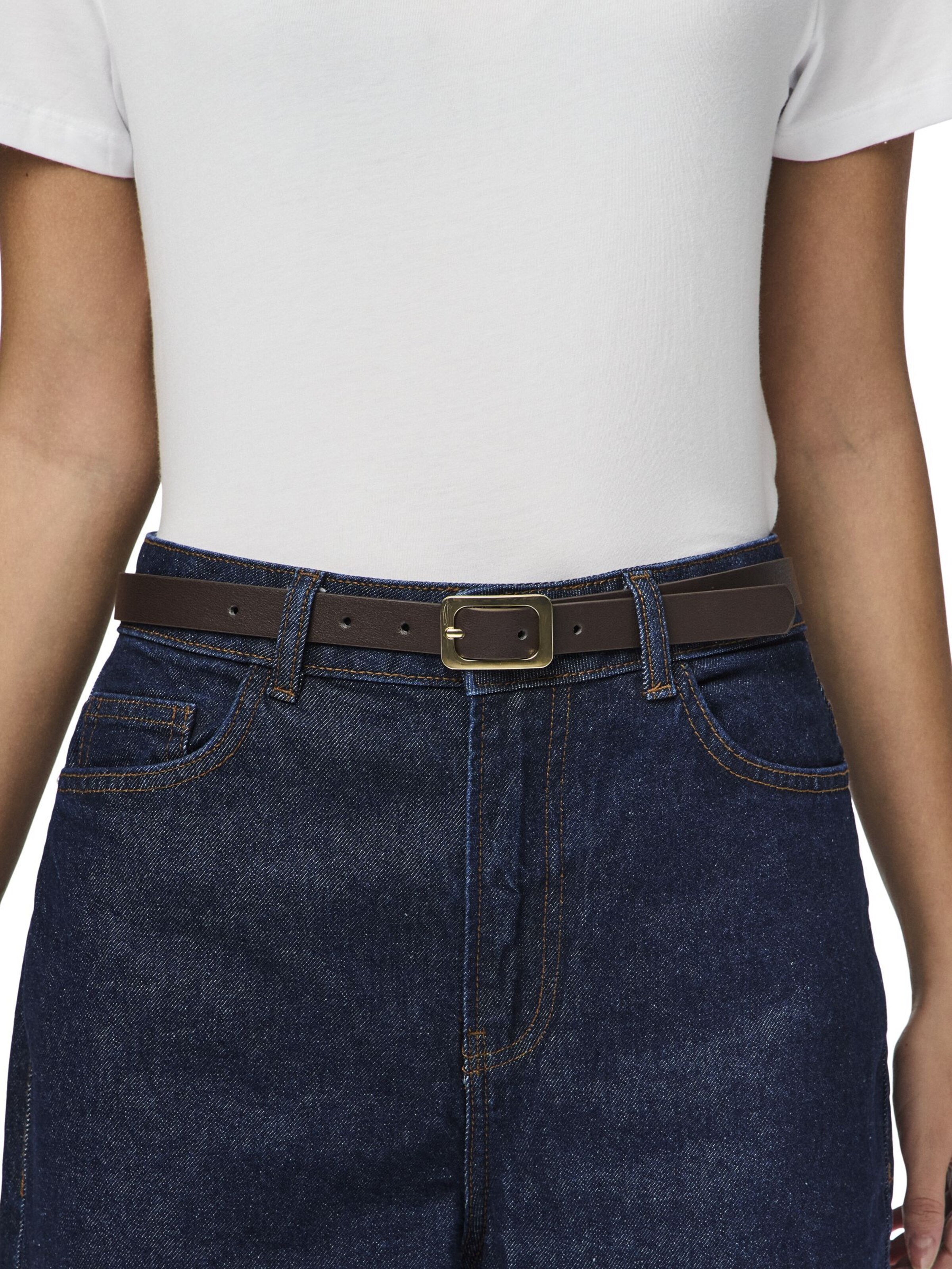 PIECES - Cinturón 'PCJILANE' en marrón