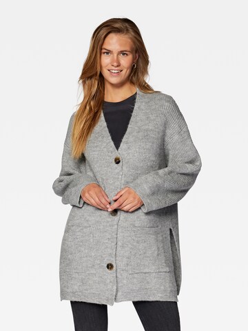 Mavi Knit Cardigan in Grey: front