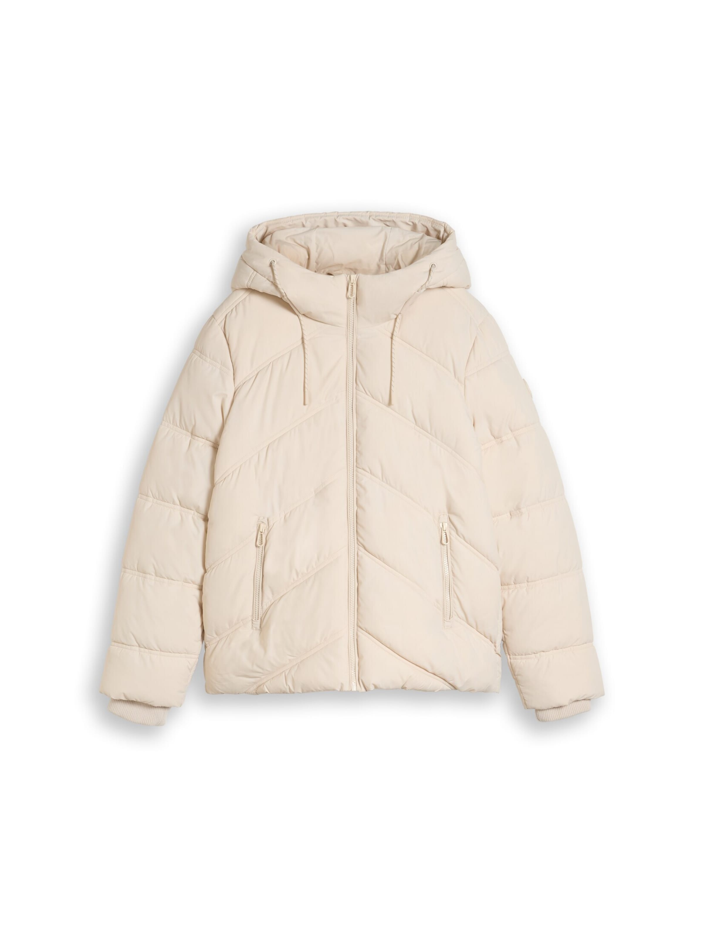 TOM TAILOR Winter Jacket in Beige: front