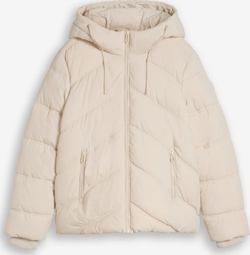 TOM TAILOR Winter jacket in Beige: front
