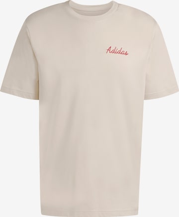 ADIDAS SPORTSWEAR Λειτουργικό μπλουζάκι σε μπεζ: μπροστά