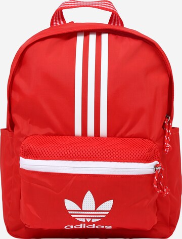 ADIDAS ORIGINALS Rucksack in Rot: front