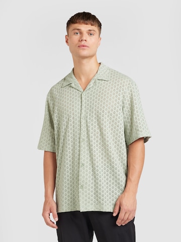 TOPMAN Comfort Fit Hemd in Grün: Vorderseite