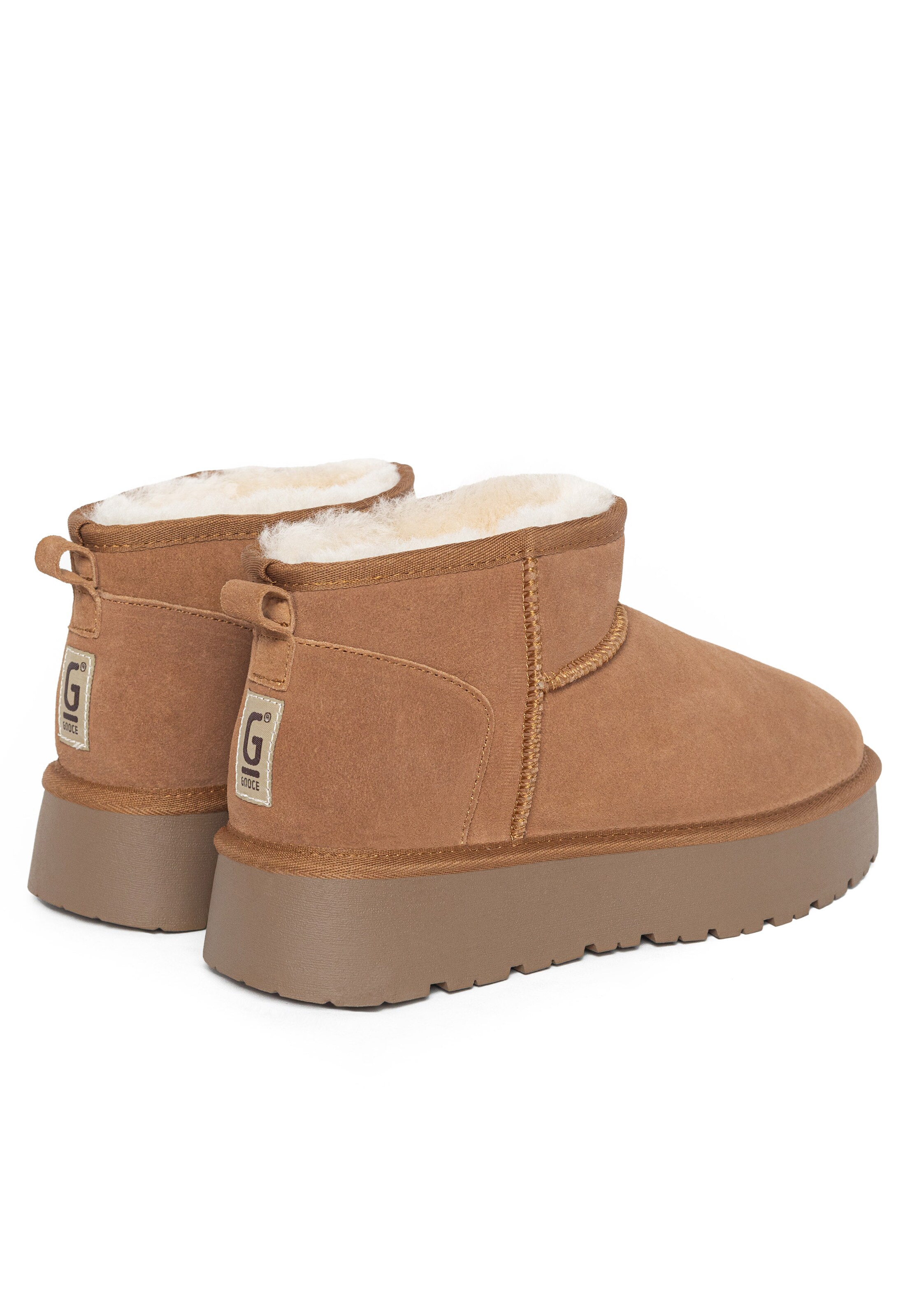 Cizme glezne de la Gooce pe maro