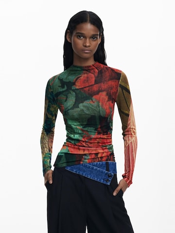 Desigual Sweatshirt 'by Mr. Christian Lacroix' in Groen: voorkant