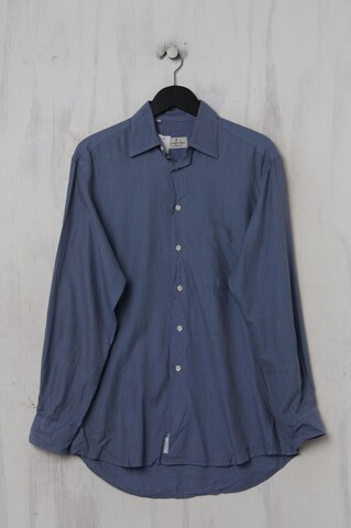 Ermenegildo Zegna Button Up Shirt in S in Blue: front