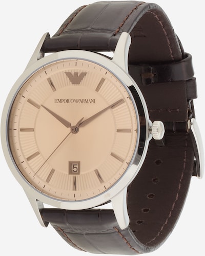 Analoginis (įprasto dizaino) laikrodis iš Emporio Armani, spalva – ruda, Prekių apžvalga