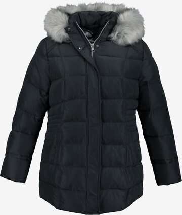 Ulla Popken Winter Jacket in Black: front