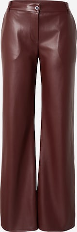 PATRIZIA PEPE - Pierna ancha Pantalón en marrón: frente