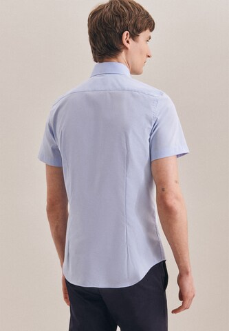 SEIDENSTICKER Slim Fit Hemd in Blau