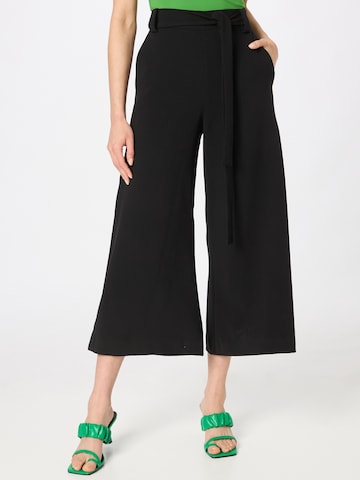 FRENCH CONNECTION Wide Leg Hos 'WHISPER' in Schwarz: Vorderseite
