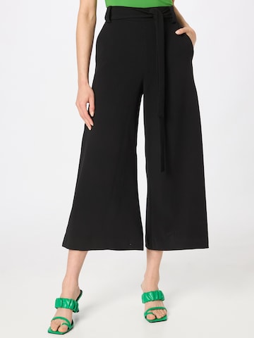 FRENCH CONNECTION Wide Leg Bukser 'WHISPER' i sort: forside