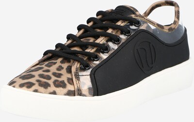 River Island Baskets basses 'RAINBOW' en noisette / noir / transparent, Vue avec produit