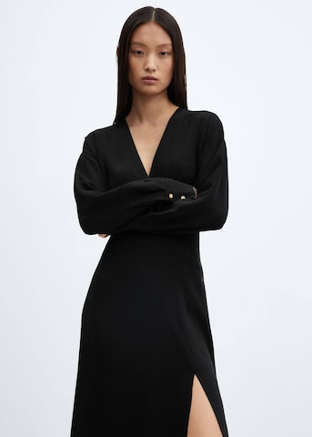 MANGO Obleka 'Erin' | črna barva