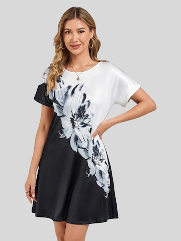 LapaPlus Summer Dress in Black: front