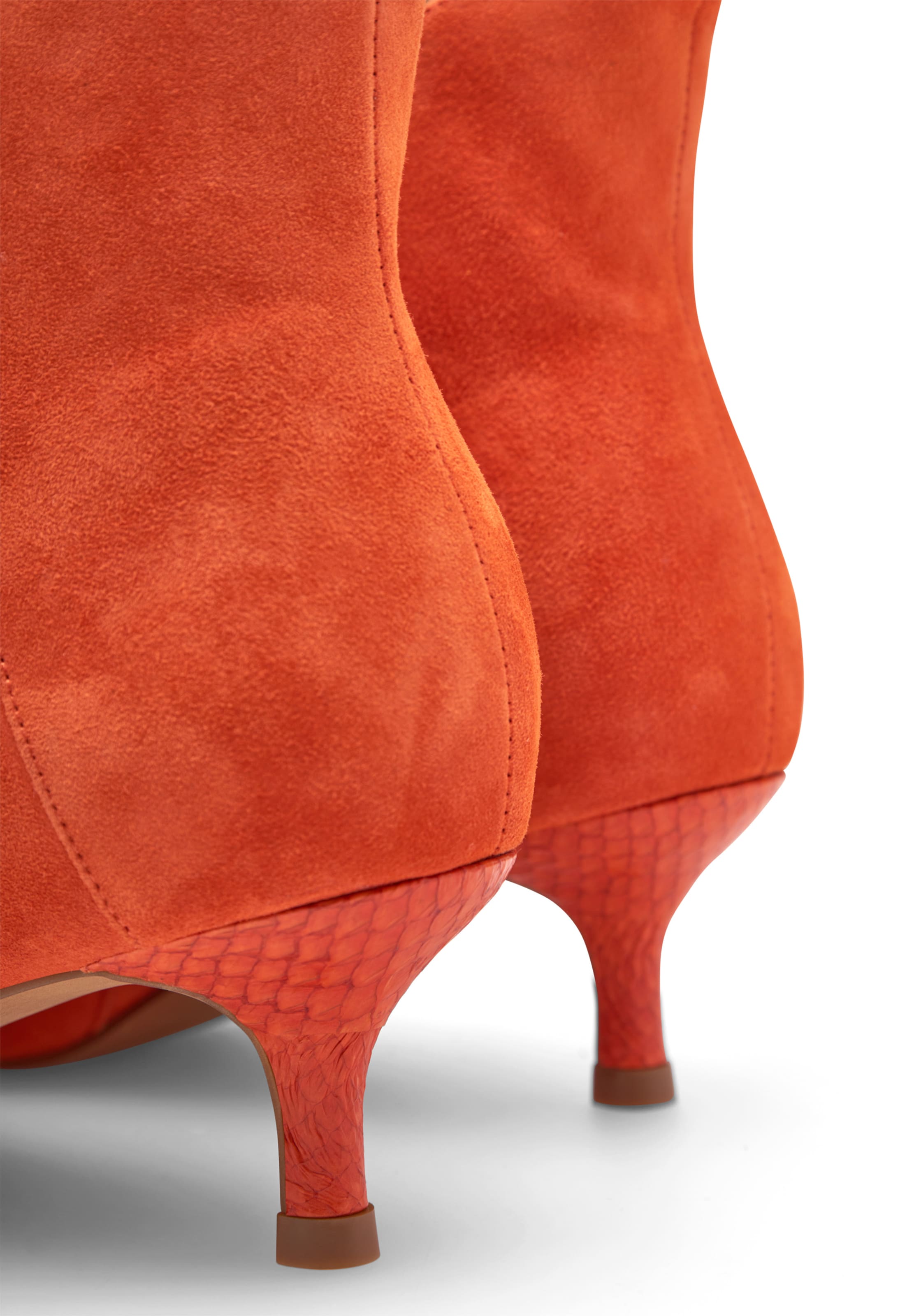 WODEN Ankelstøvler i gul