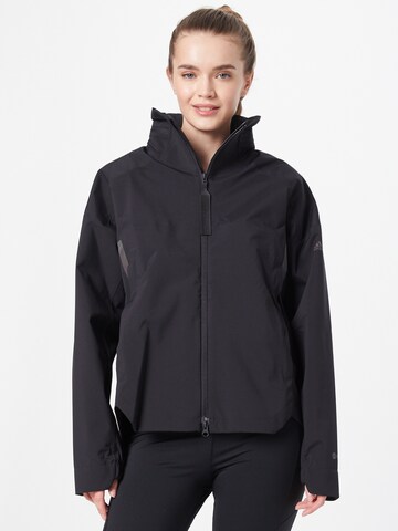 ADIDAS TERREX Outdoor Jacket in Black: front