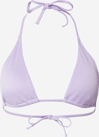 HOLLISTER - Triángulo Top de bikini 'EMEA' en lila: frente