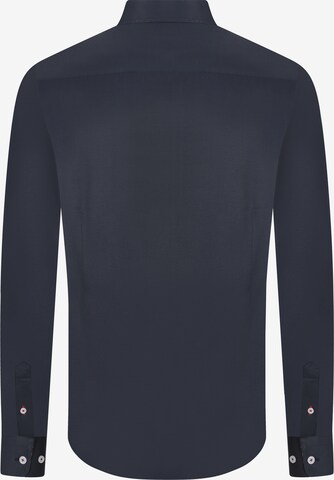 DENIM CULTURE Regular fit Button Up Shirt 'Abel' in Blue