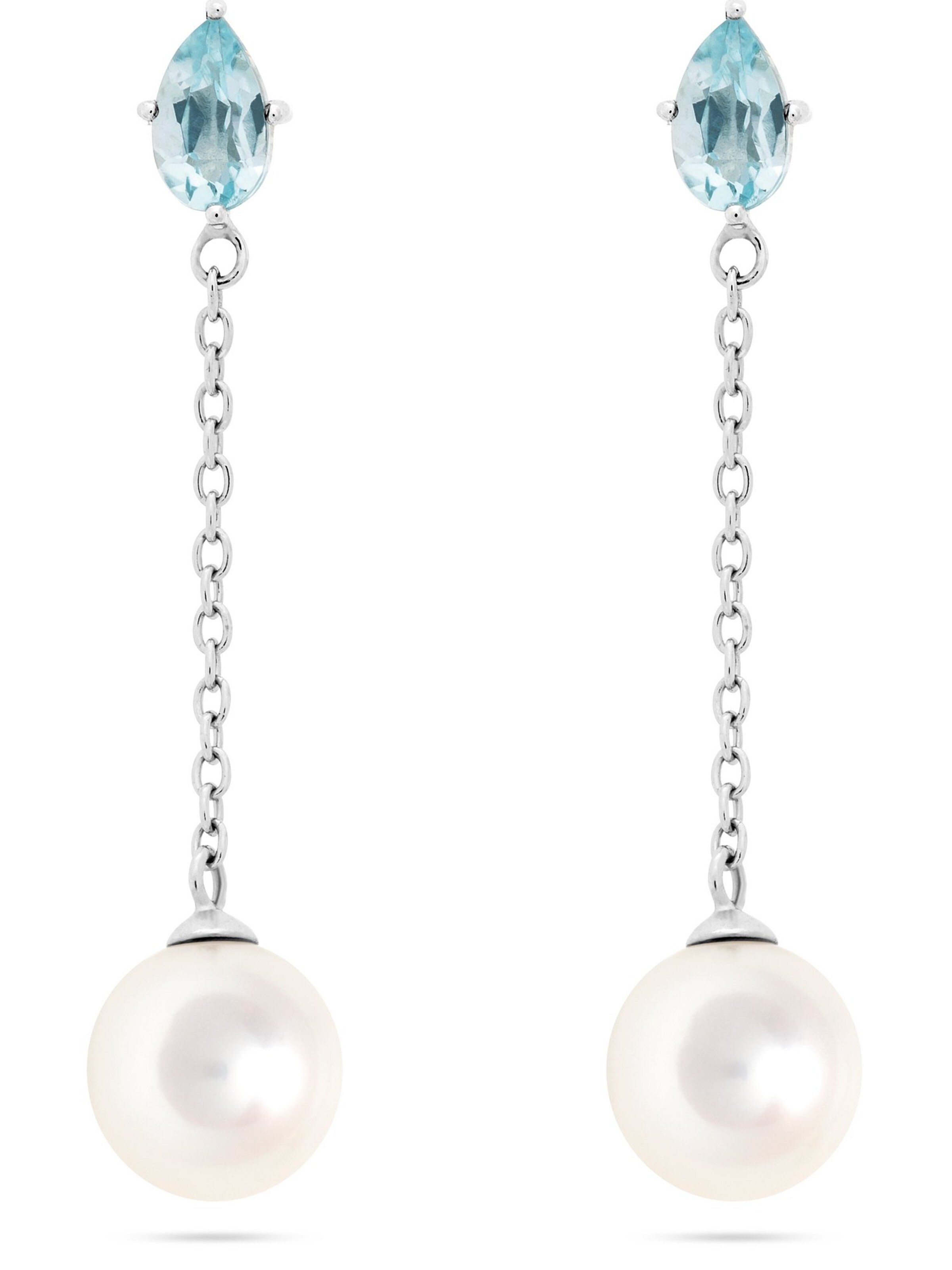 YAMŌKO Ohrringe in Silber: Vorderseite