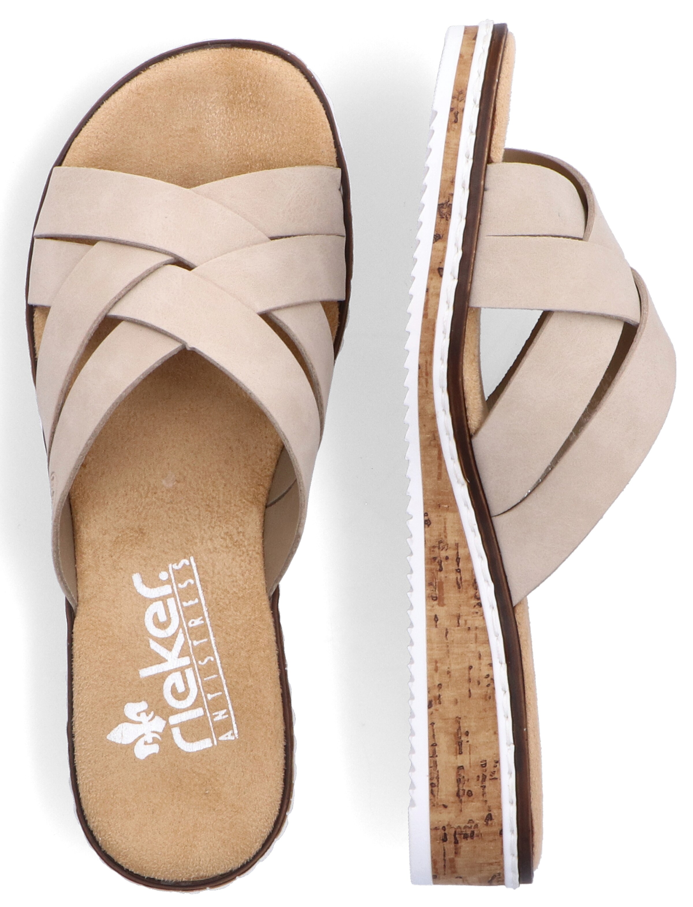 Rieker Pantolette in Beige