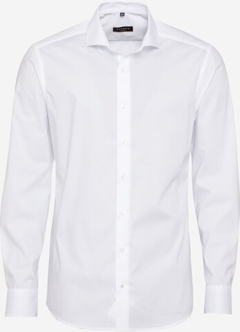 Chemise business ETERNA en blanc : devant