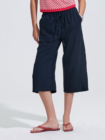 Next Loosefit Kalhoty – modrá: přední strana