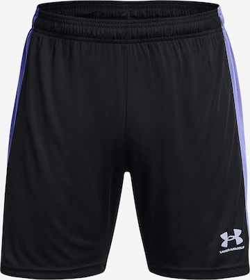 UNDER ARMOUR Workout Pants 'Challenger' in Black: front