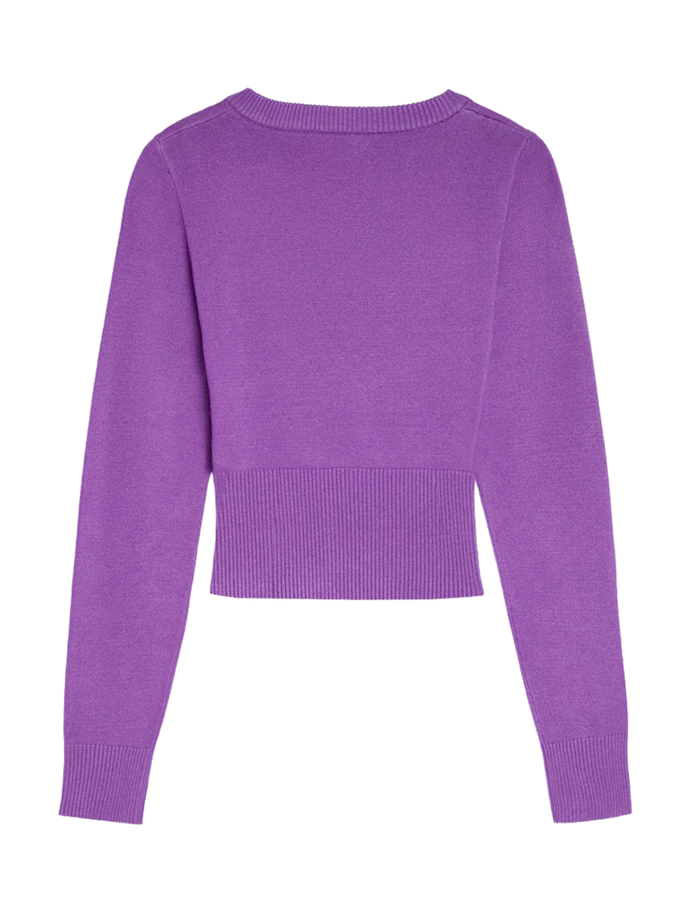 Bershka Sweater in Purple