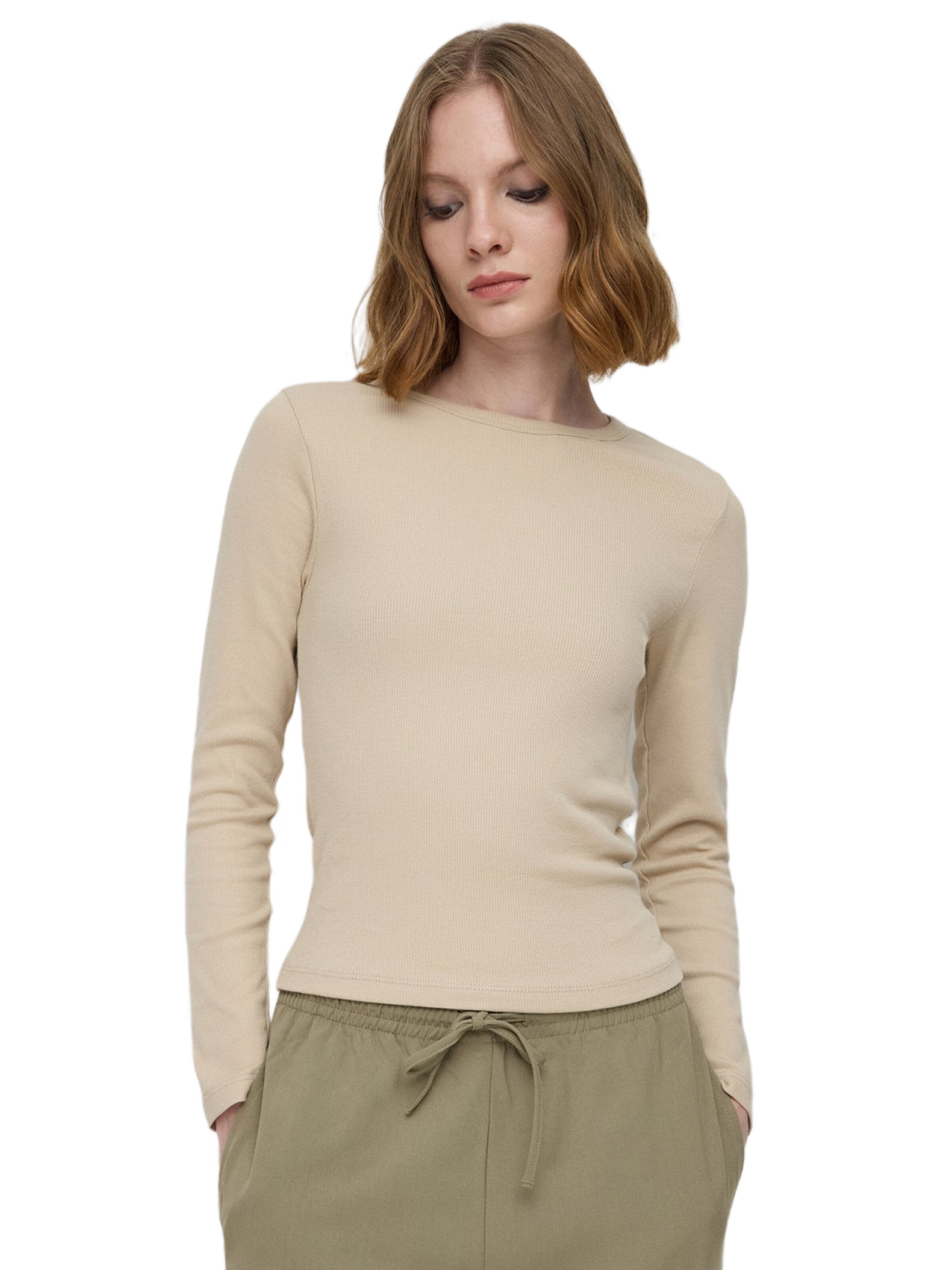 No Matter What Shirt in Beige