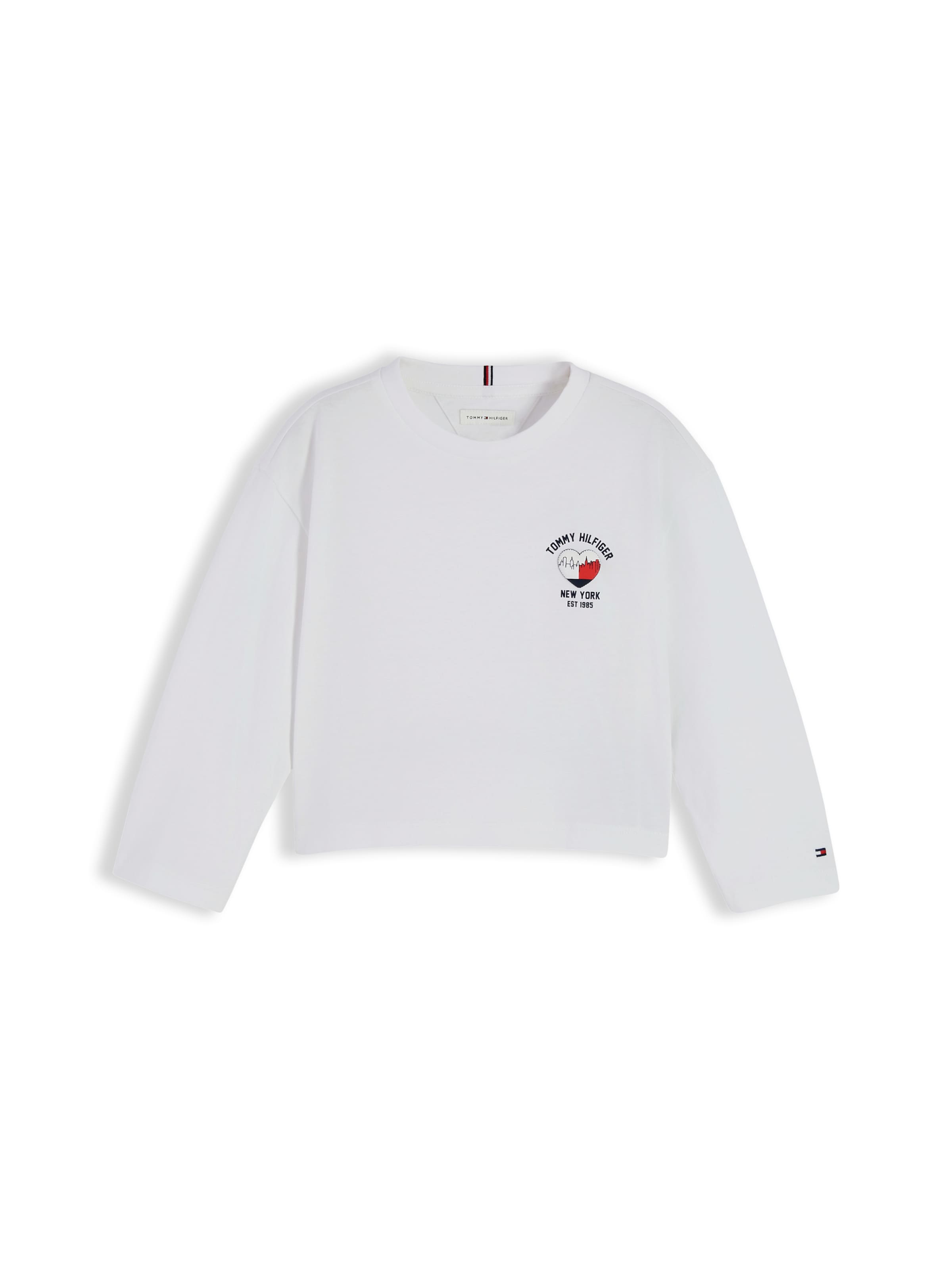 TOMMY HILFIGER T-shirt i vit: framsida