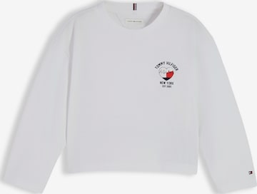 TOMMY HILFIGER T-shirt i vit: framsida