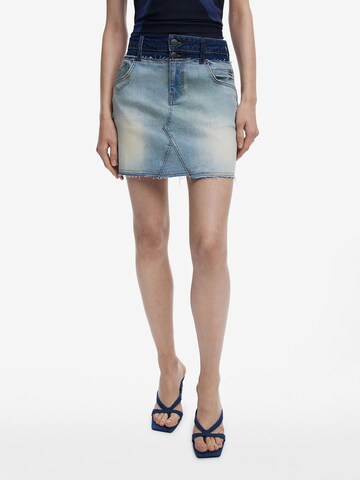 Jupe Desigual en bleu : devant