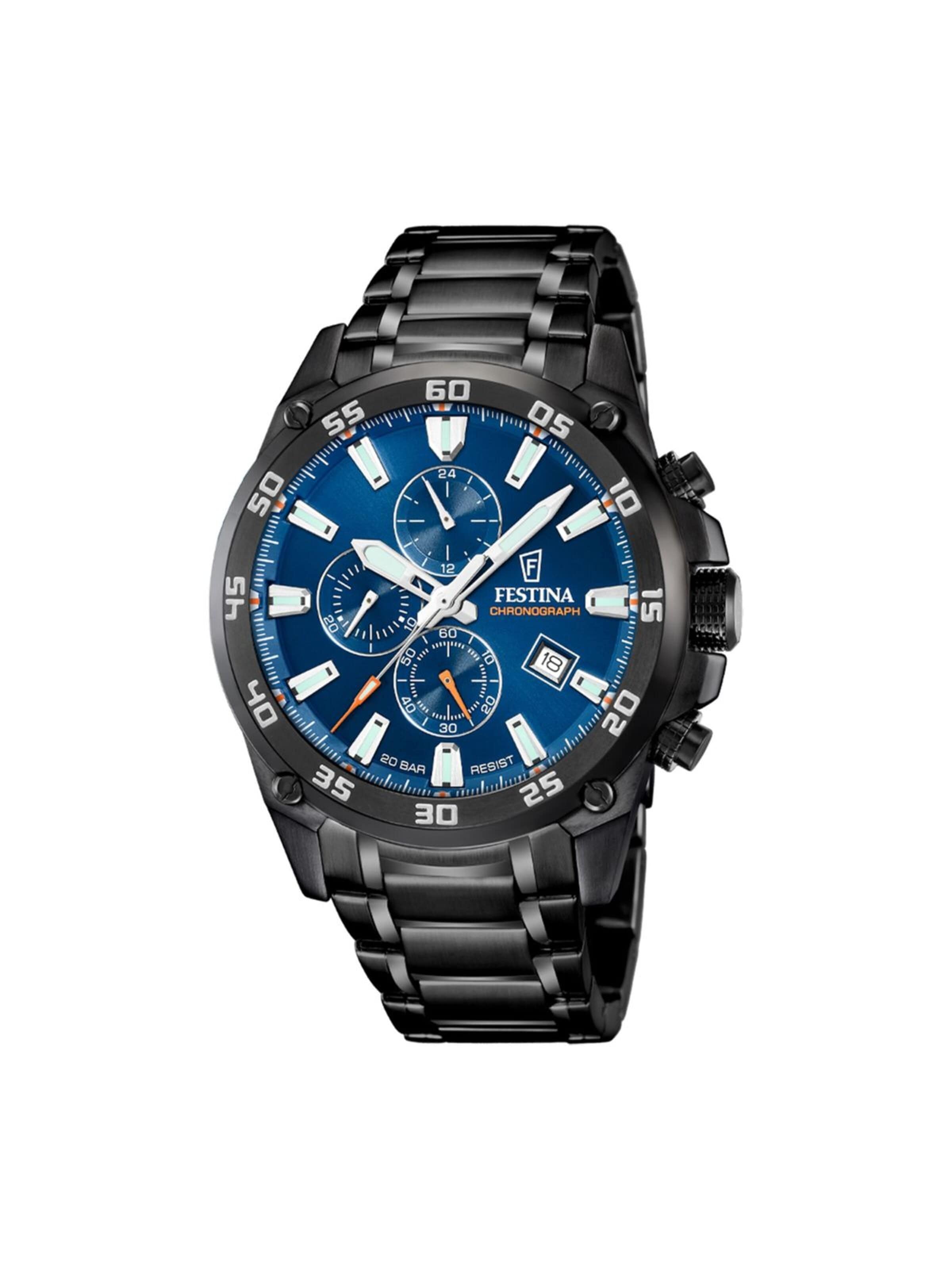 Montre à affichage analogique FESTINA en bleu : devant