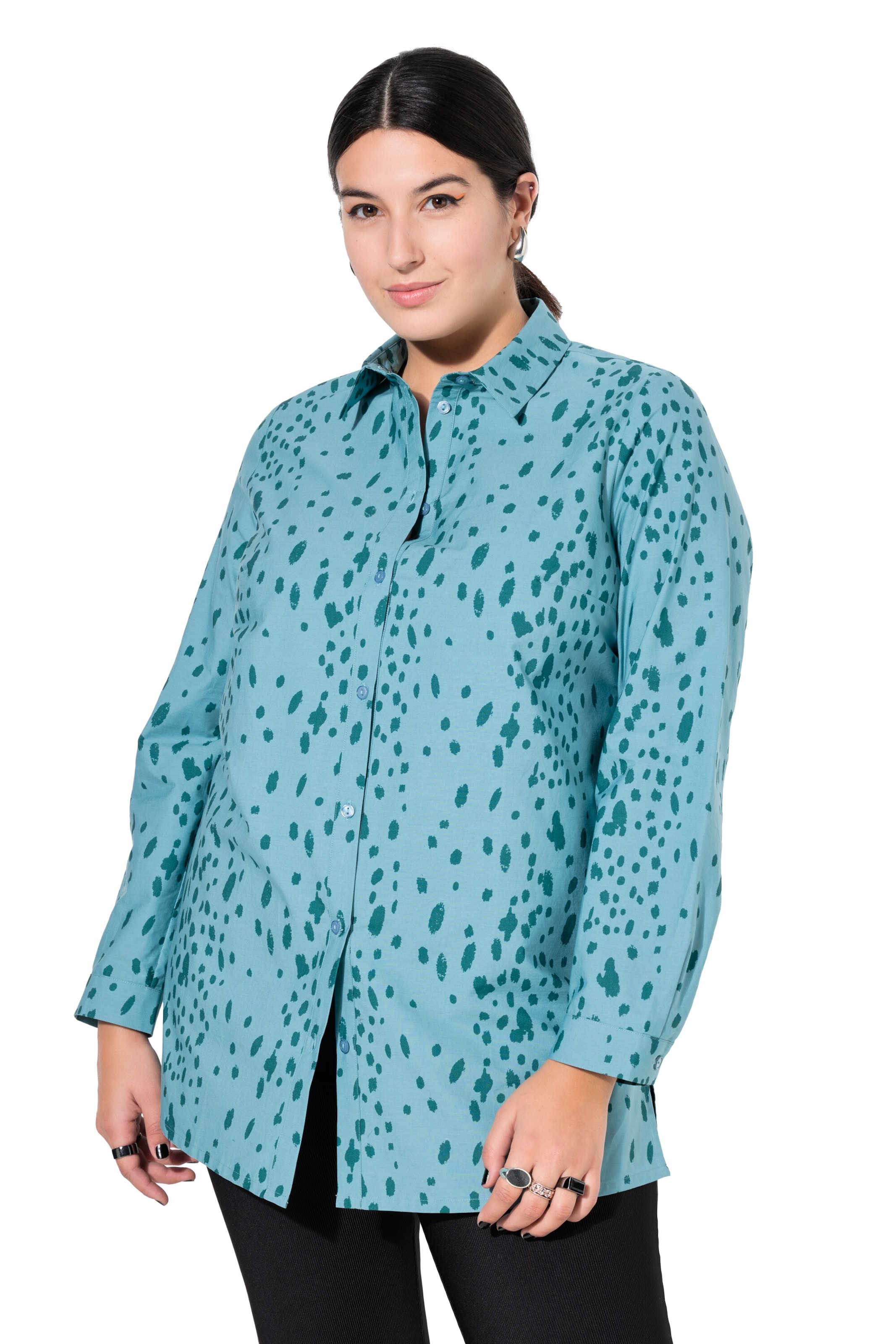 Studio Untold Bluse in Blau: Vorderseite