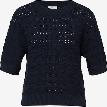 Pull-over s.Oliver en bleu : devant