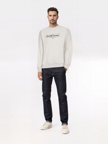 JACK & JONES Sweatshirt‌‌‌‌‌ in Beige