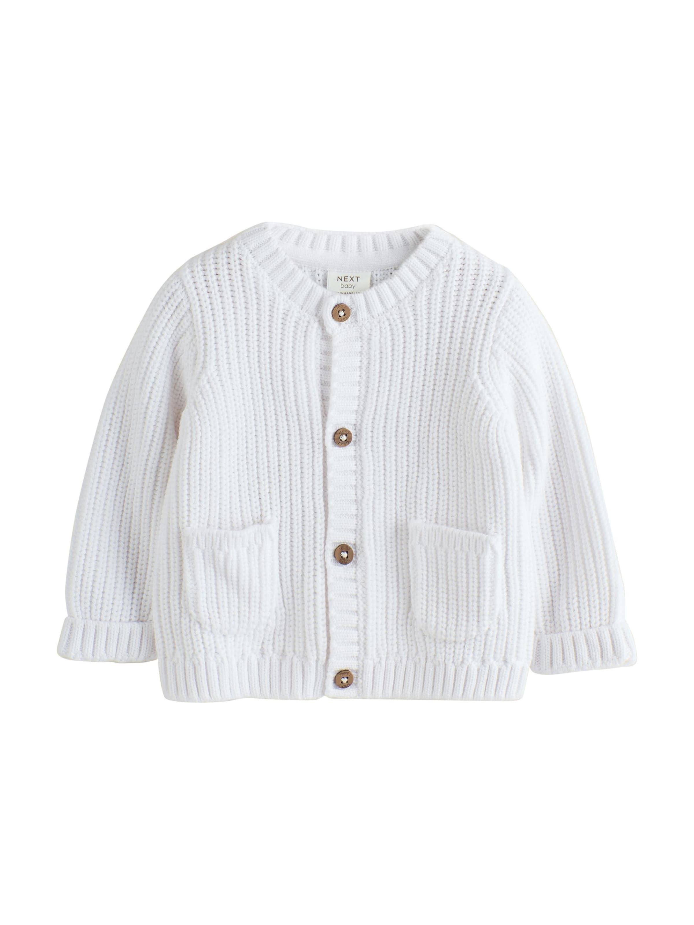 Cardigan Next en blanc : devant