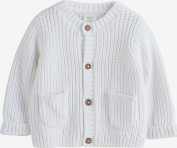 Next Neuletakki värissä valkoinen: etupuoli