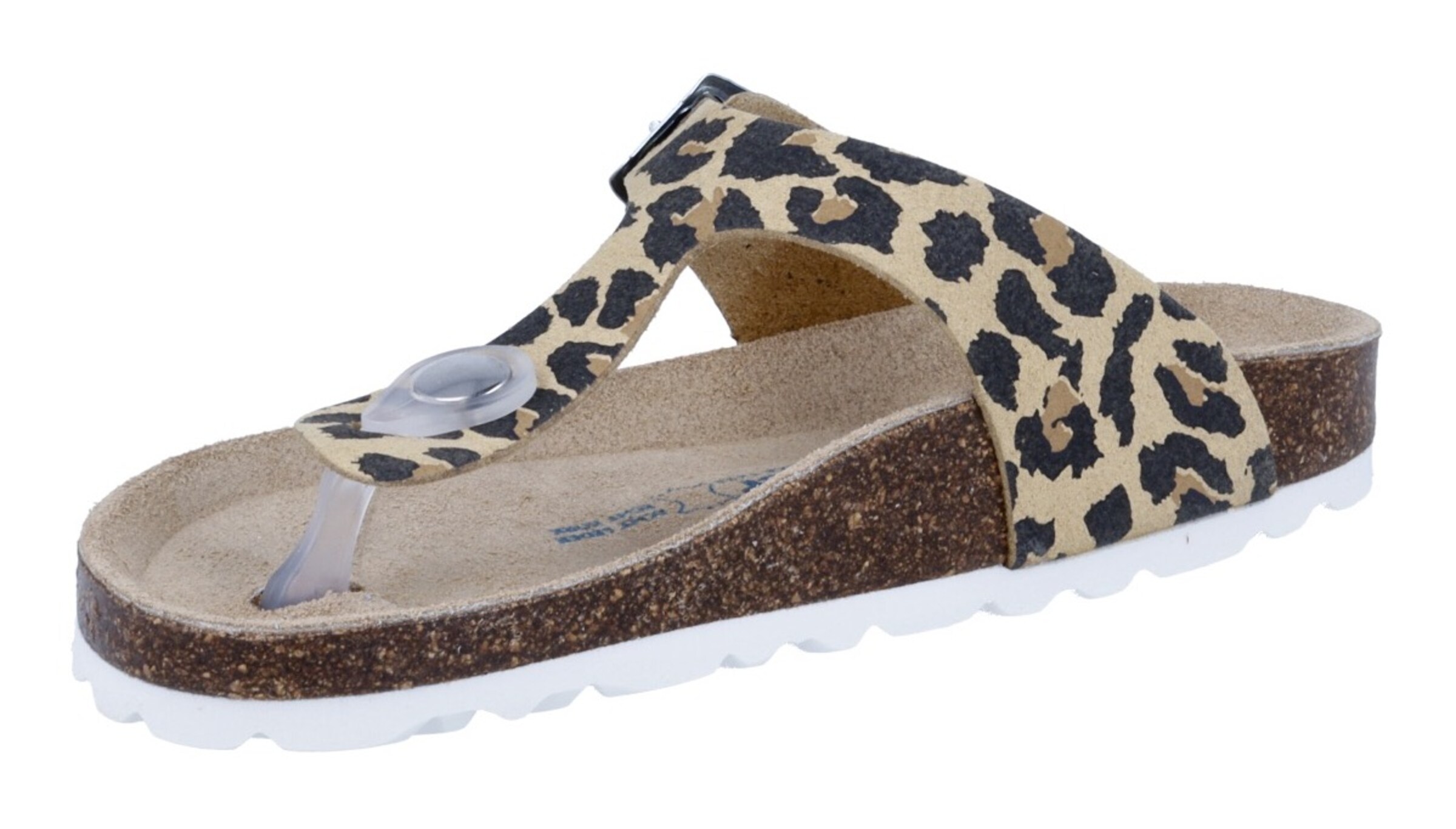 Richter Schuhe Zehentrenner in Beige: Vorderseite