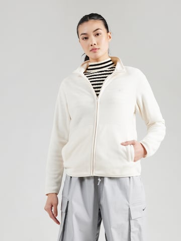 4F Functionele fleece jas in Wit: voorkant